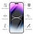 זול מגיני מסך ל-iPhone-3 סטים מגן מסך + מגן עדשת מצלמה עבור Apple iPhone 15 Pro Max 14 Plus 13 12 11 Pro Max זכוכית מחוסמת פרטיות נגד ריגול קשיחות 9H אנטי בועות נוגד טביעות אצבעות עמיד לשריטות