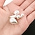 preiswerte Perlenherstellungsset-110 tropfenförmige Perlen-Anhänger-Charms, Imitationsperlen-Anhänger, Ohrringe, Zubehör, Anhänger, Schafauge, 6 x 10 mm/8 x 10 mm/10 x 14 mm/13 x 18 mm