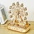 cheap Jigsaw Puzzles-3D Wooden Puzzles Led Rotatable Ferris Wheel Music Octave Box Model Mechanical Kit Assembly Decor DIY Toy Gift for Kid Adult
