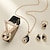 abordables Montres à Quartz-5 pièces/ensemble montre pour femme luxe triangle pointeur montre à quartz brillant strass analogique montre-bracelet &amp; ensemble de bijoux, cadeau pour maman