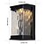זול מנורות קיר חיצוניות1-פנס קיר דקורטיבי עמיד למים עמיד למים עם אהיל זכוכית בועה אורות קיר מרפסת פמוט קיר לבית מוסך פתח כניסה
