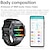 Χαμηλού Κόστους Smartwatch-696 JA01 Εξυπνο ρολόι 1.43 inch Έξυπνο ρολόι Bluetooth Παρακολούθηση θερμοκρασίας Βηματόμετρο Υπενθύμιση Κλήσης Συμβατό με Android iOS Γυναικεία Άντρες Κλήσεις Hands-Free