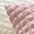 abordables Tendencias en cojines-Funda de almohada decorativa suave y esponjosa de felpa, 1 unidad, funda de cojín cuadrada suave, funda de almohada para dormitorio, sala de estar, sofá, silla, rosa y amarillo