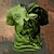 tanie męska koszulka typu henley-Graficzny Wilk Wiking Moda Retro / vintage Klasyczny Męskie Druk 3D Podkoszulek Koszula Henley Sporty na świeżym powietrzu Święto Wyjściowe Podkoszulek Niebieski Zielony Khaki Krótki rękaw Henley