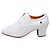cheap Latin Shoes-Women&#039;s Latin Shoes Jazz Shoes Ballroom Dance Shoes Modern Shoes Performance Training Party Dancesport Shoes Retro Leatherette Loafers Fashion Party Party / Evening Low Heel Adults&#039; Black White