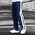 tanie Spodnie dresowe-Męskie Spodnie dresowe Uprawiający jogging Spodnie Ściągana na sznurek Elastyczny pas Przycisk boczny Kolorowy blok Komfort Oddychający Codzienny Święto Sport Moda Czarny Biały