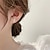 olcso Fülbevalók-Női Cirkonium Beszúrós fülbevalók Ékszerek Klasszikus Értékes Virág alakú aranyos stílus Stílusos Fülbevaló Ékszerek Arany Kompatibilitás Ajándék Fesztivál 1 pár