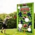 voordelige Buitenpret &amp; Sport-1 set voetbal zitzak toss game banner indoor en outdooramerican football party game voor familie voetbal happybirthday feestartikelen decoraties super bowl