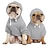 cheap Pet Printed Hoodies-2pcs Dog Hoodie With Letter Print Text memes Dog Sweaters for Large Dogs Dog Sweater Solid Soft Brushed Fleece Dog Clothes Dog Hoodie Sweatshirt with Pocket
