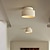 abordables Luces de techo-Luces de techo minimalistas nórdicas, lámparas de techo japonesas con personalidad para balcón, guardarropa, decoración wabi-sabi, iluminación de techo empotrada, barra b &amp;B café accesorio e27