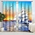 billige Gardiner og draperinger-2 paneler gardin gardiner blendingsgardin for stue soverom kjøkken vindu behandlinger termisk isolert rommørking