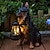 voordelige Sculptuur- en landschapsverlichting-hond zonne-verlichting buiten, waterdicht, hond tuin decor, zonne-tuinverlichting buiten waterdichte decoratie landschap arrangement gazon lamp buiten ornamenten