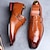 billige Munkesko-mænds brune imiteret læder munke-strop-kjolesko – elegant forretnings- og bryllupsfodtøj