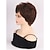 cheap Older Wigs-Synthetic Wig Curly Pixie Cut Machine Made Wig Short Brown Synthetic Hair Women&#039;s Soft Party Easy to Carry Brown