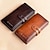 abordables Portefeuilles-Portefeuille long en cuir véritable pour homme – pochette vintage à deux volets avec fentes pour cartes et poche à monnaie pour une utilisation professionnelle et décontractée