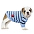 Недорогие Одежда для собак-Полосатая футболка для собак, собак, кошек, хлопковый жилет, весна-лето, одежда для домашних животных, футболка подходит для маленьких и средних домашних животных, французский бульдог, бишон