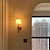 abordables Apliques de pared-aplique de pared lámpara de pared moderna lámpara de pared de mármol, lujosa pared de fondo de sala de estar de cobre, lámpara de pared de porche con capullos de flores, luz de pared 110-240v