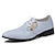 cheap Men&#039;s Oxfords-Men&#039;s Oxfords Retro Formal Shoes Walking Casual Daily Leather Comfortable Lace-up Light Blue Black Blue Spring Fall