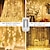 voordelige LED-lichtstrengen-300 led 9.8x9.8ft afstandsbediening kerst gordijn verlichting usb plug in fairy gordijn verlichting buiten raam muur opknoping gordijn lichtslingers voor slaapkamer achtergrond bruiloft binnen decor