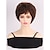 cheap Older Wigs-Synthetic Wig Curly Pixie Cut Machine Made Wig Short Brown Synthetic Hair Women&#039;s Soft Party Easy to Carry Brown