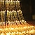 levne LED pásky-led řetězová světla vodopád meteorický přeháňka déšť řetězové světlo, vánoční led věnec led sváteční dekorativní světla pro domácí girlandu dekorace závěsu