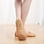 olcso Balettcipők-Női Balettcipők Tánccipők Gyakorlat Jóga Balerina Puha Féltalp Lapos Zárt orrú Rugalmas Felnőttek Teveszín Fekete Rózsaszín