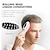 preiswerte Rasierer &amp; Epilierer-Elektrischer Massagekamm mit rotem und blauem Licht in das Kopfhautmassagegerät, Haarmedizinkamm