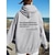 preiswerte Kapuzenpullover &amp; Sweatshirts für Damen-Kapuzenshirt Pullover Buchstabe Vordertasche Kapuzenshirt Für Damen Erwachsene Heißprägen Strasse Casual