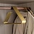 voordelige Haken &amp; bevestiging-creatieve driehoekige kleerhangers 1 stks massief metalen hangers voor jasbroeken sjaal droogrek opbergrekken kledingkast organizer