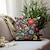 cheap Floral &amp; Plants Style-Vintage Floral Decorative Toss Pillows Cover 1PC Soft Square Cushion Case Pillowcase for Bedroom Livingroom Sofa Couch Chair