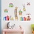 levne Samolepky na zeď-2ks roztomilý kreslený zajíček dekorace na stěnu dětského pokoje samolepicí