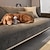 abordables Tapete de sofá y funda de sofá acolchada-Fundas de sofá Funda de sofá seccional para perros mascota, funda de cojín de sofá, tapete de toalla, protector de muebles antiarañazos para sofá de dos plazas, sillón (no se vende por juego)