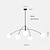 economico Modello sputnik-att nero sputnik lampadario 5 luci lampadario della metà del secolo lampada moderna industriale illuminazione a sospensione a soffitto per cucina sala da pranzo soggiorno camera da letto 110-240v
