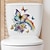 baratos Adesivos de Parede 3D-Decalque de vaso sanitário de borboleta com flores de arco-íris, adesivos decorativos para armário de água de banheiro, decalque doméstico diy, adesivos de parede de banheiro removíveis