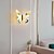 billige Vegglys-mid-century butterfly vegglamper 8w led nattbordslampe lysarmatur med akrylskjerm dimming forfengelighetsbelysning metall veggmonterte lamper for soverom gang 110-240v