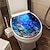 halpa Kylpyhuonelaitteet-1kpl 3d wc-istuin seinätarra taidetapetti kylpyhuonetarrat halpa Ocean World wc-kannen koristetarra, seinätarra, itseliimautuva kylpyhuone-wc-tarra, mielenkiintoinen esine