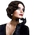 preiswerte Kostümperücke-Kurze schwarze 1920er-Jahre-Perücke für Damen, Gatsby, brüllende 20er-Jahre-Fingerwelle, Party-Perücke, synthetische Vintage-Perücke für Damen, Cosplay-Kostüm, Kostüm, 1920er-Flapper-Perücke