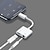 abordables Cables para móviles-1 paquete ASLING cable relámpago 20W Extensión USB 6 A Carga rápida 2 en 1 Para iPhone Accesorio para Teléfono Móvil