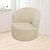 abordables Cubierta de sillón y silla sin brazo-Funda para sillón giratorio de barril de jacquard, funda elástica color burdeos para sillón giratorio, funda para sofá, funda para sillón de club redondo moderno