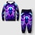 cheap Boy&#039;s 3D Sets-Boys 3D Spider Hoodie &amp; Pants Set Long Sleeve 3D Printing Fall Winter Active Fashion Cool Polyester Kids 3-12 Years Outdoor Street Vacation Regular Fit