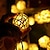 baratos Luzes e lanternas de caminho-Lanterna solar de natal 5m 20leds ao ar livre à prova d&#039; água tecido takraw bola corda luzes natal casamento feriado jardim varanda quintal decoração