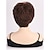 cheap Older Wigs-Synthetic Wig Curly Pixie Cut Machine Made Wig Short Brown Synthetic Hair Women&#039;s Soft Party Easy to Carry Brown