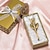 abordables Décorations de mariage-1pc, cadeau de Saint Valentin fleur de rose en verre de cristal dans la boîte mini rose artificielle pour toujours en or rouge pour cadeau de mariage de petite amie pour invité