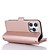 abordables Coques iPhone-téléphone Coque Pour iPhone 15 14 Pro Max Plus 13 12 11 Pro Max Coque Arrière Étui Portefeuille avec Support Magnétique avec Lanière Rétro TPU faux cuir