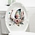 billige 3D-vægmalerier-blomstret blomster sommerfugl toilet mærkat, dekorative klistermærker til badeværelse toilet vandklosset, husholdnings gør-det-selv-mærkat, aftagelige badeværelse vægklistermærker