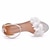 billige Brudesko-bryllupssko til bruden brudepike kvinner peep toe hvite pu sandaler med blonder blomst blokk hæl bryllupsfest valentinsdag elegant klassisk ankelstropp