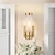 cheap Indoor Wall Lights-IModern Wall Light Fixture Nickel 1 PCS Wall Sconce Bathroom Wall Lighting with Cylinder Clear Glass Shade for Bathroom 110-240V