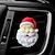 voordelige Autohangers &amp; Ornamenten-2 stuks auto luchtverfrisser clip kerstboom kerstman styling luchtparfum clip ontluchter decor