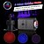 cheap Car Interior Ambient Lights-StarFire 1PC USB Charge Car Roof Star Projector Night Light Red And Blue Dual Color 9 Lighting Modes LED Party Disco Stage Light Decor For Bedroom Party Ceiling Car Interior