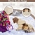 billige Hundeklær-vinterklær hunder hettegenser kjæledyr varme gensere jakker med båndhull doggie myk pyjamas katteklær xxs - l